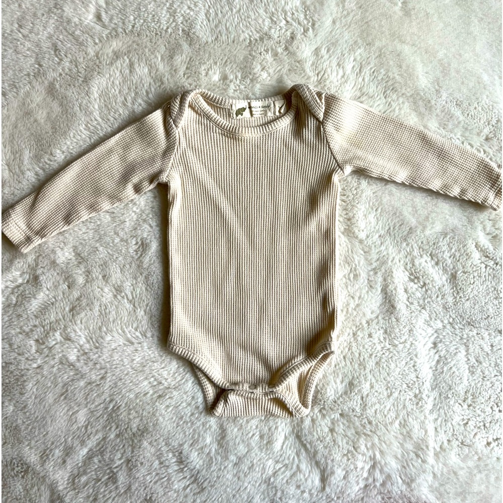 Monica + Andy. 3-6 month bodysuit